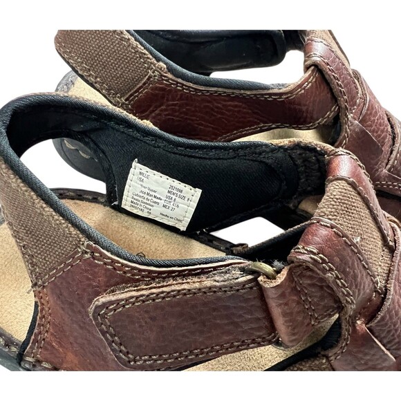 Earth Spirit Willie Fisherman Sandals  Men's 8  Brown Lightweight  Dad Sandals - Picture 8 of 11